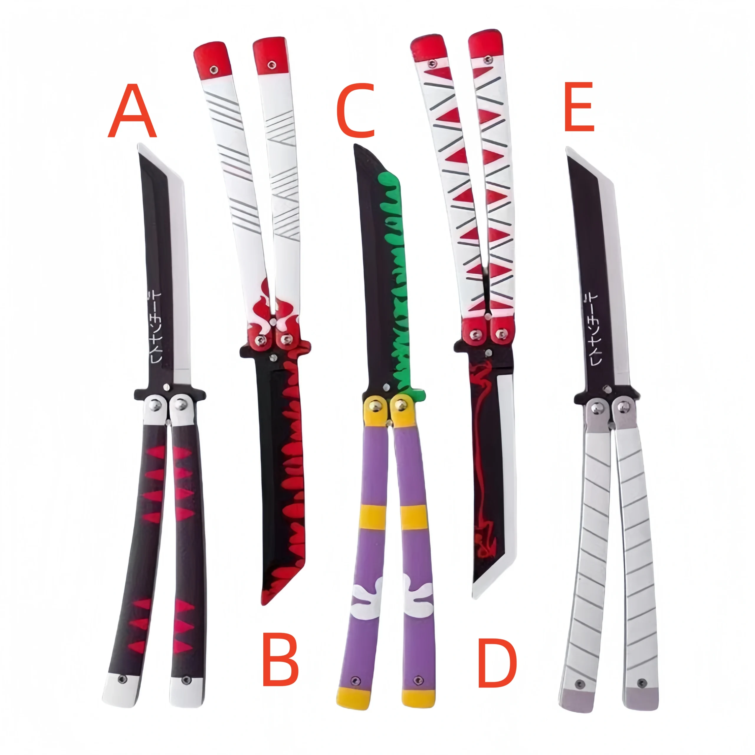New butterfly knife blade folding knife balisong