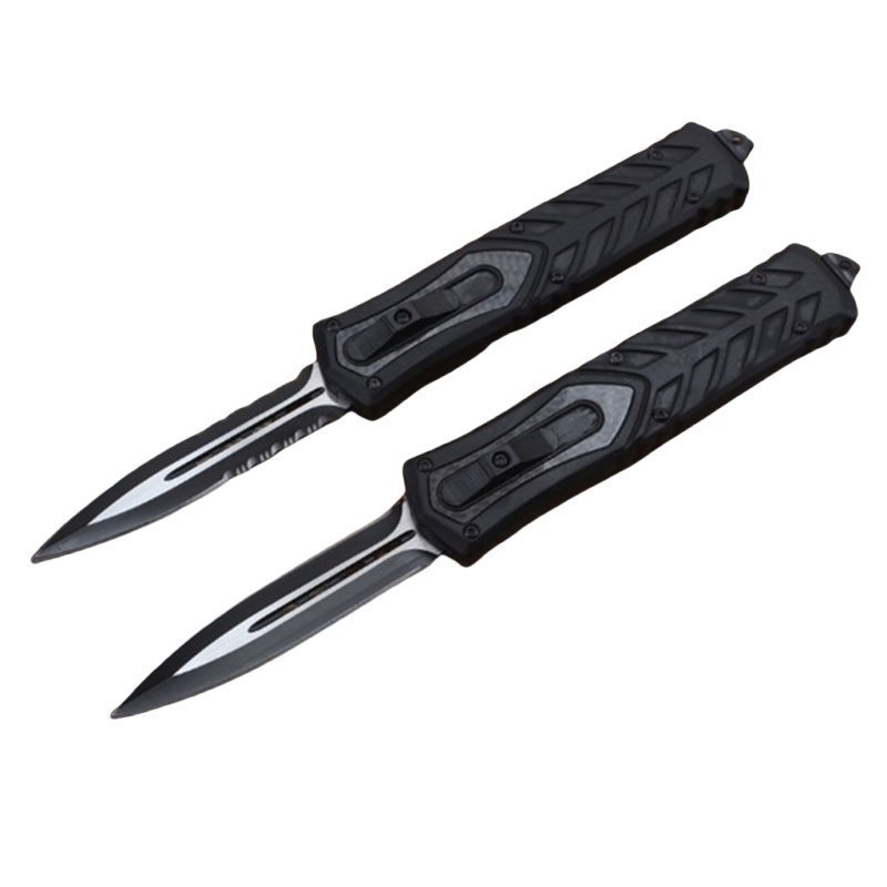 F132 Tactical OTF Switchblade &ndash; Dual Blade Design