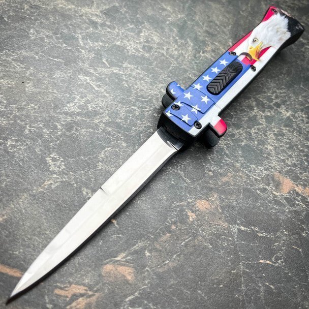 OTF Stiletto Knife - Collector Finish 71