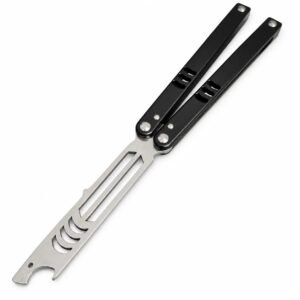 Aluminum handle beginner outdoor practice knife