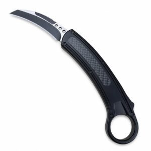 Claw Jump Carbon Fiber Single-edge Karambit Knife