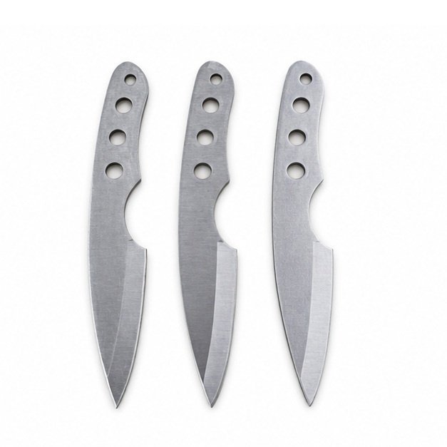 Practice Throwing Knife Set YF059 &ndash; 3-Piece, Satin