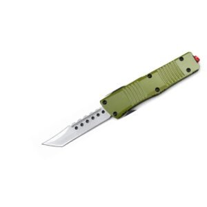 Green handle silver tanto blade
